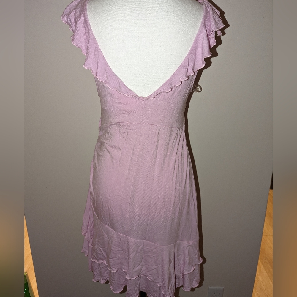 Wild Fable Pink Ruffle Dress (Size: Medium) - Picture 4 of 8